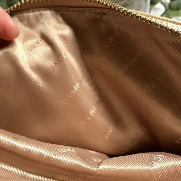 Versace makeup/ perfume baggie. Rose gold - Picture 4 of 7